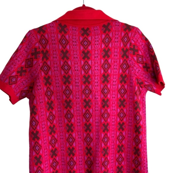 Free People Kitt Mini Dress Wool Blend Knitted Berry Combo Retro Boho 70s Sz M - Picture 6 of 16